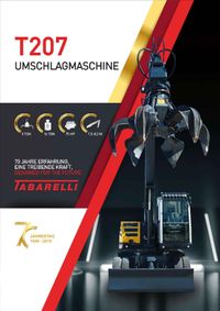 BMA Maschinenvertrieb Tabarelli Umschlagmaschinen Broschüre T 207 deutsch